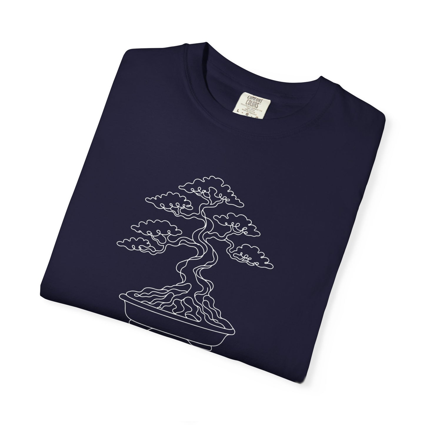 Bonsai Tree One-Line Art - Minimalist Botanical Unisex Tee