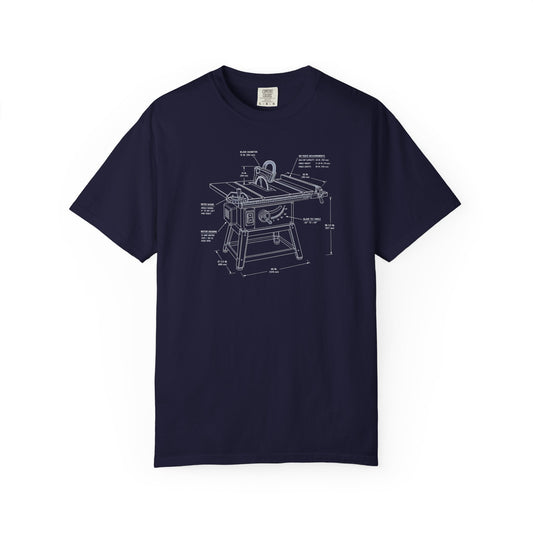 Blueprints - Table Saw Unisex Tee