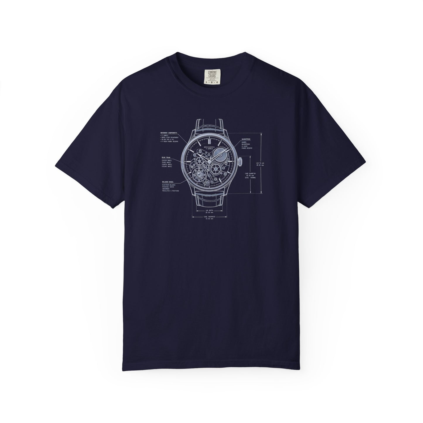 Blueprints - Analog Wristwatch Unisex Tee