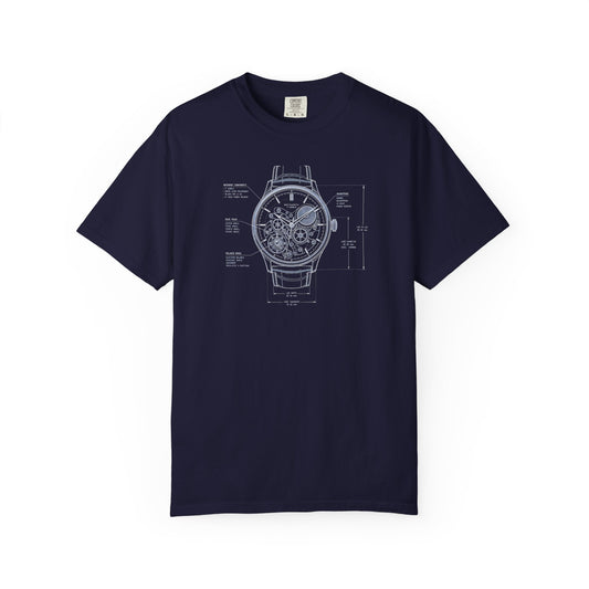 Blueprints - Analog Wristwatch Unisex Tee