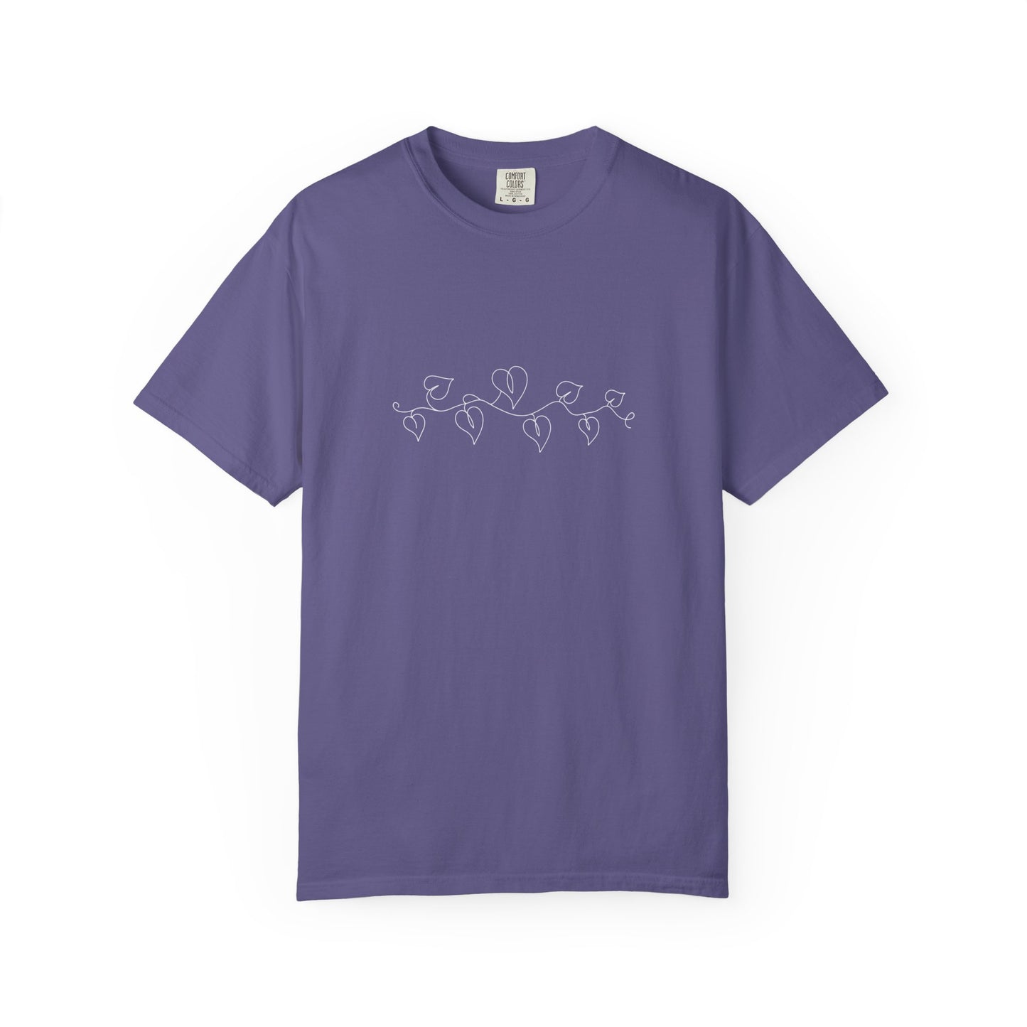 Pothos Vine One-Line Art - Minimalist Botanical Unisex Tee