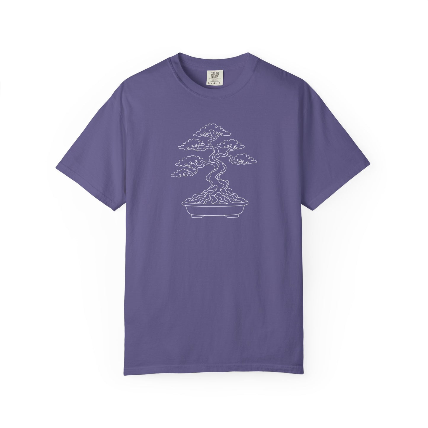 Bonsai Tree One-Line Art - Minimalist Botanical Unisex Tee