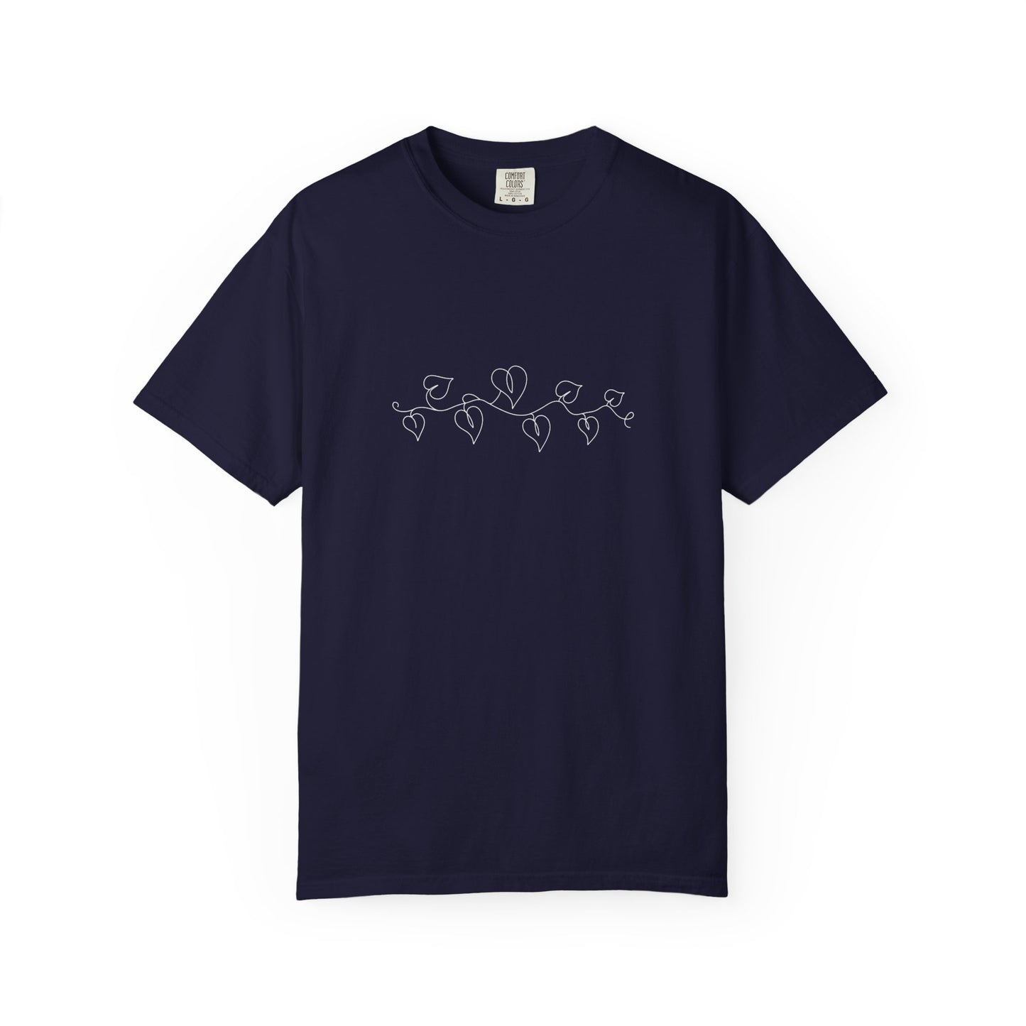 Pothos Vine One-Line Art - Minimalist Botanical Unisex Tee