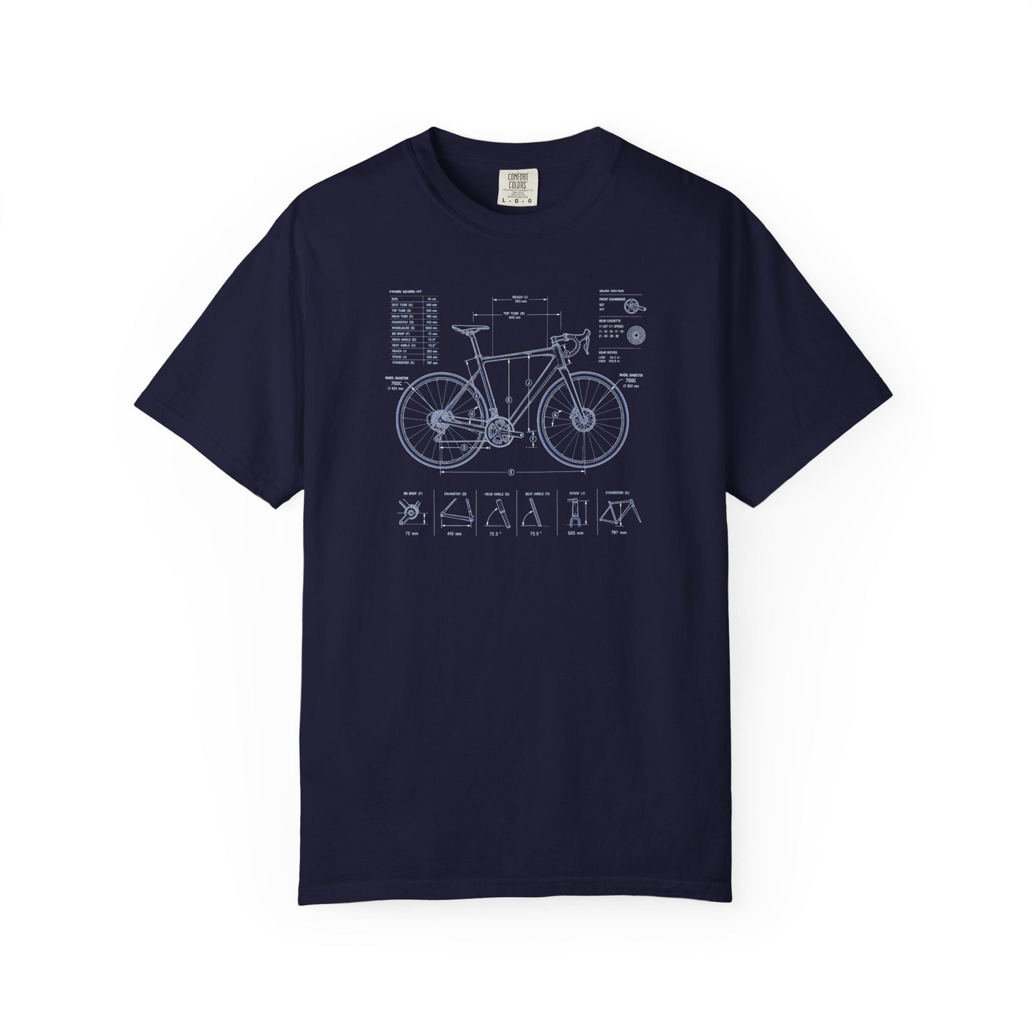 Blueprints - Bicycle Unisex Tee