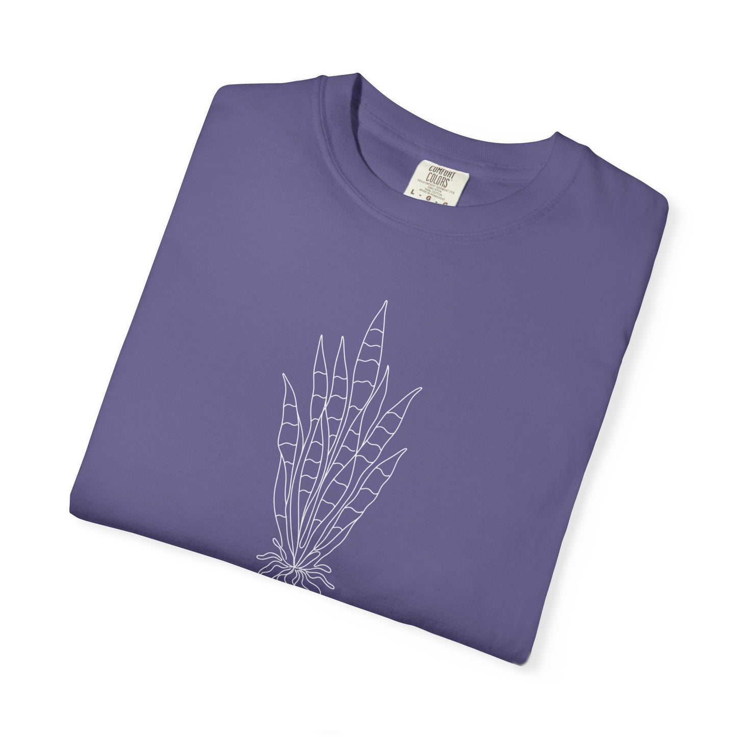 Snake Plant One-Line Art - Minimalist Botanical Unisex Tee