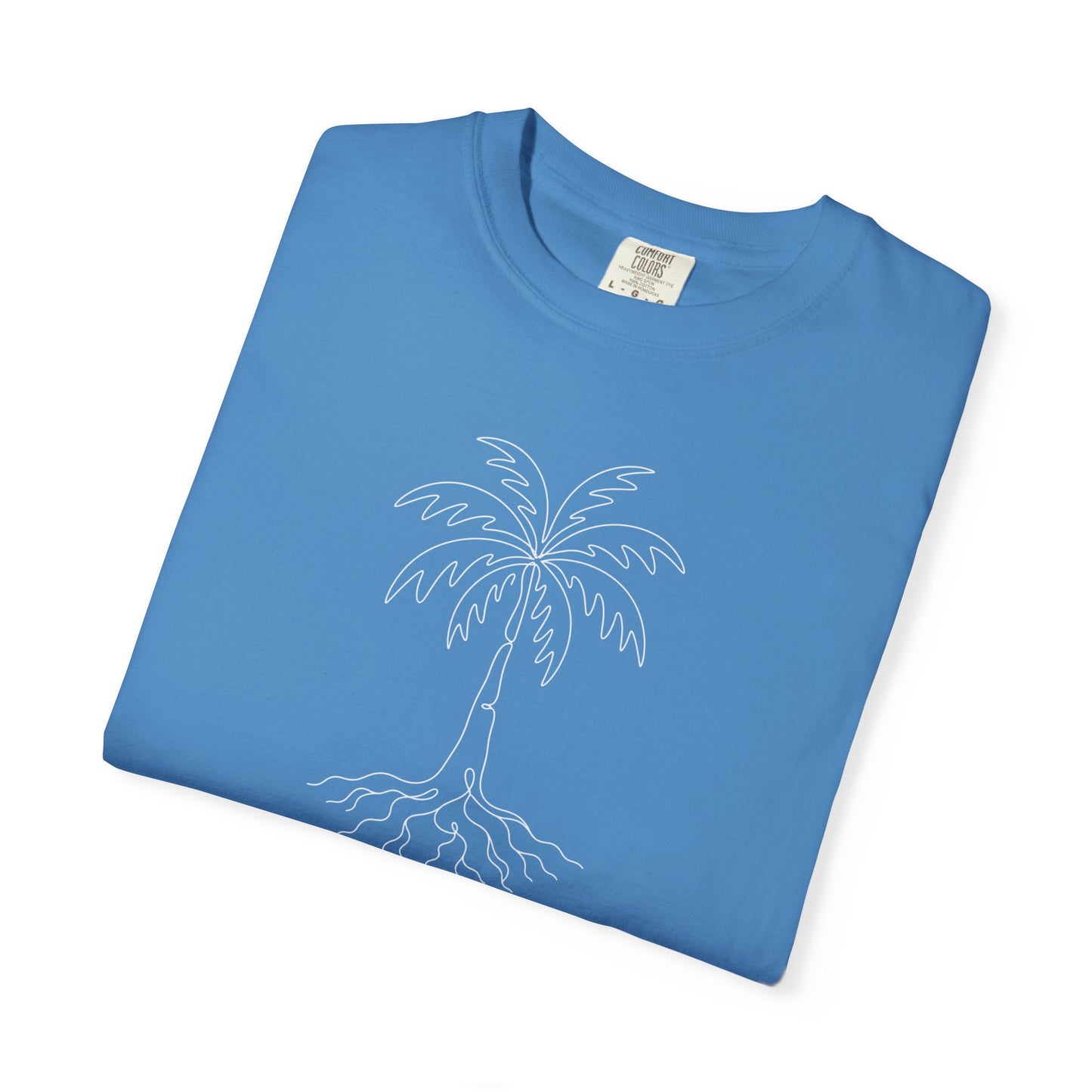 Palm Tree One-Line Art - Minimalist Botanical Unisex Tee