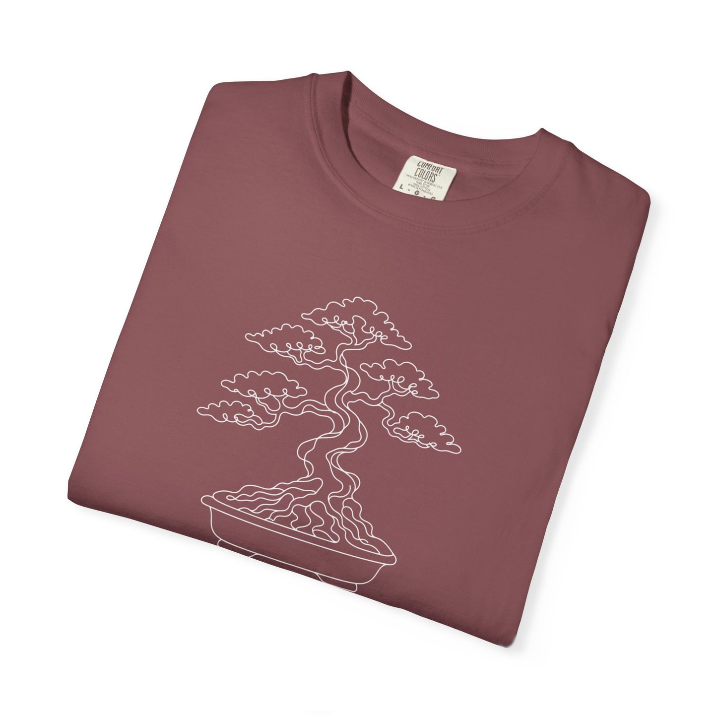 Bonsai Tree One-Line Art - Minimalist Botanical Unisex Tee