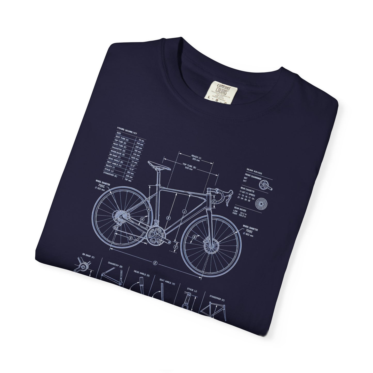 Blueprints - Bicycle Unisex Tee