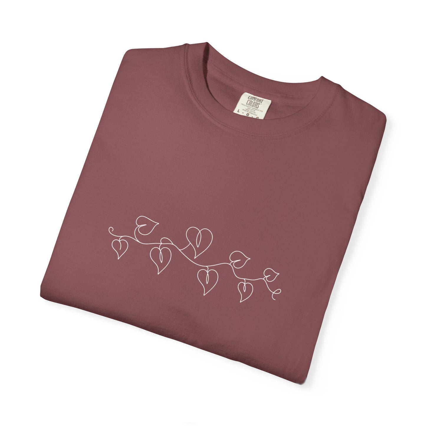 Pothos Vine One-Line Art - Minimalist Botanical Unisex Tee