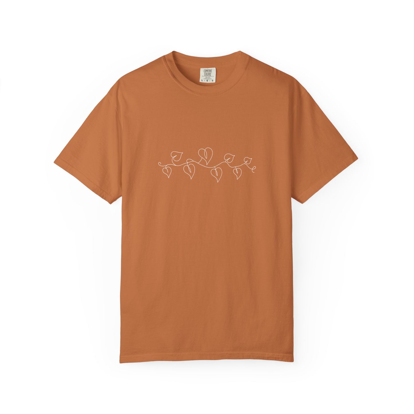 Pothos Vine One-Line Art - Minimalist Botanical Unisex Tee