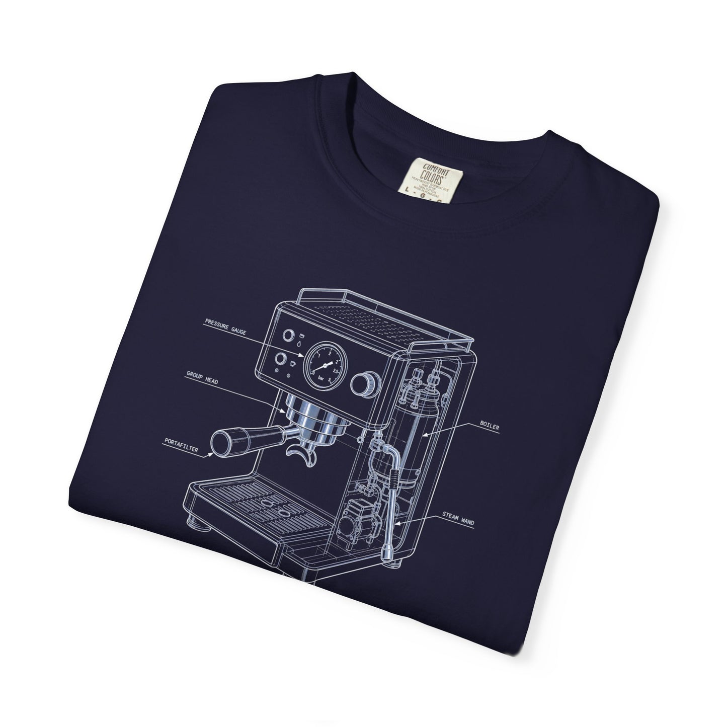 Blueprints - Espresso Machine Unisex Tee