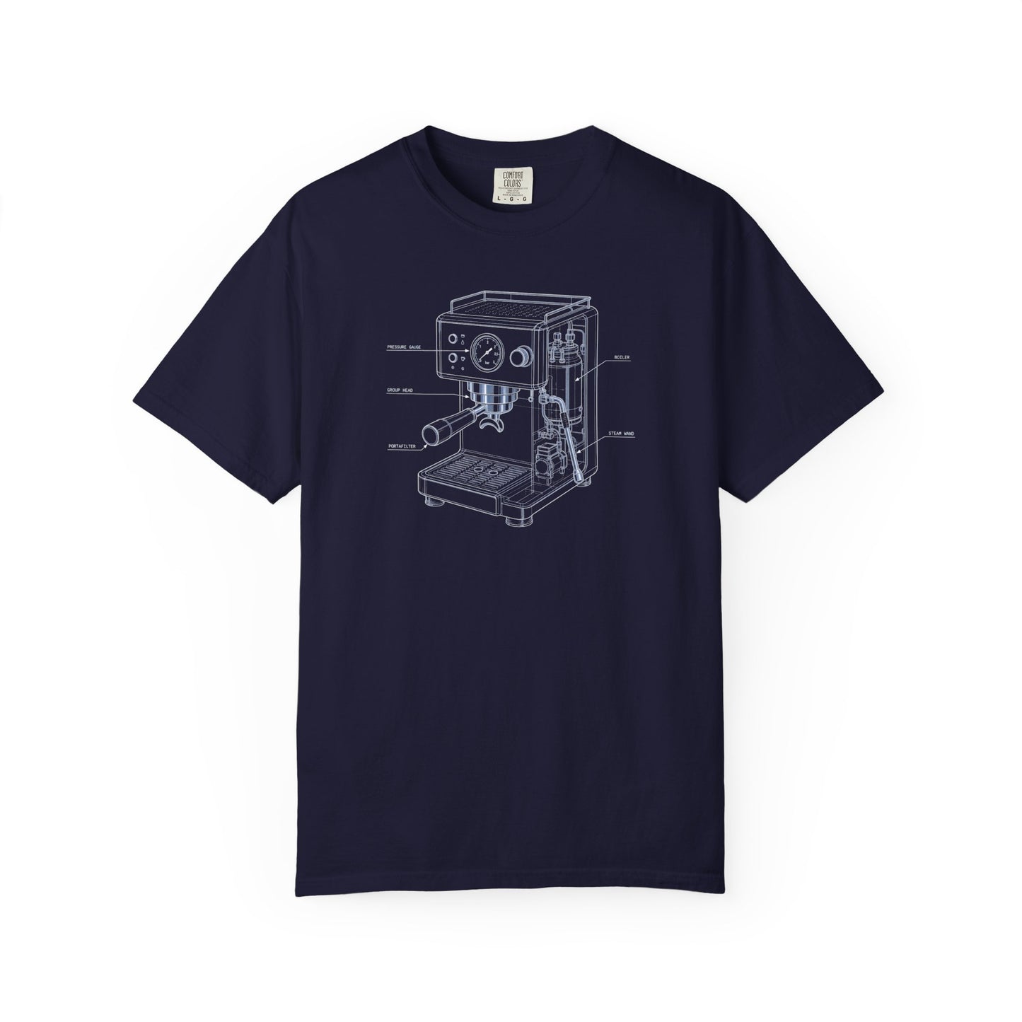 Blueprints - Espresso Machine Unisex Tee