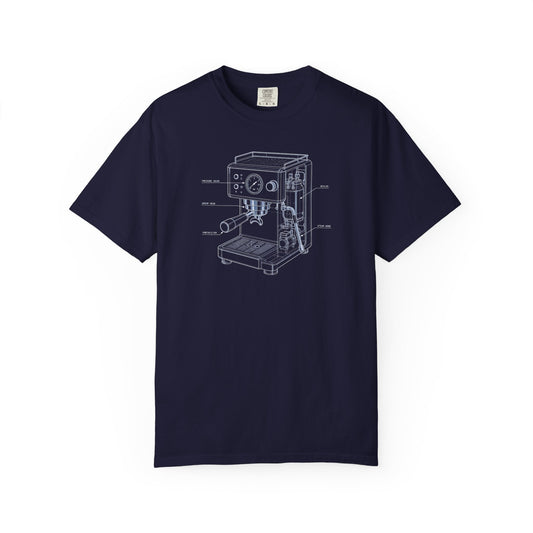 Blueprints - Espresso Machine Unisex Tee