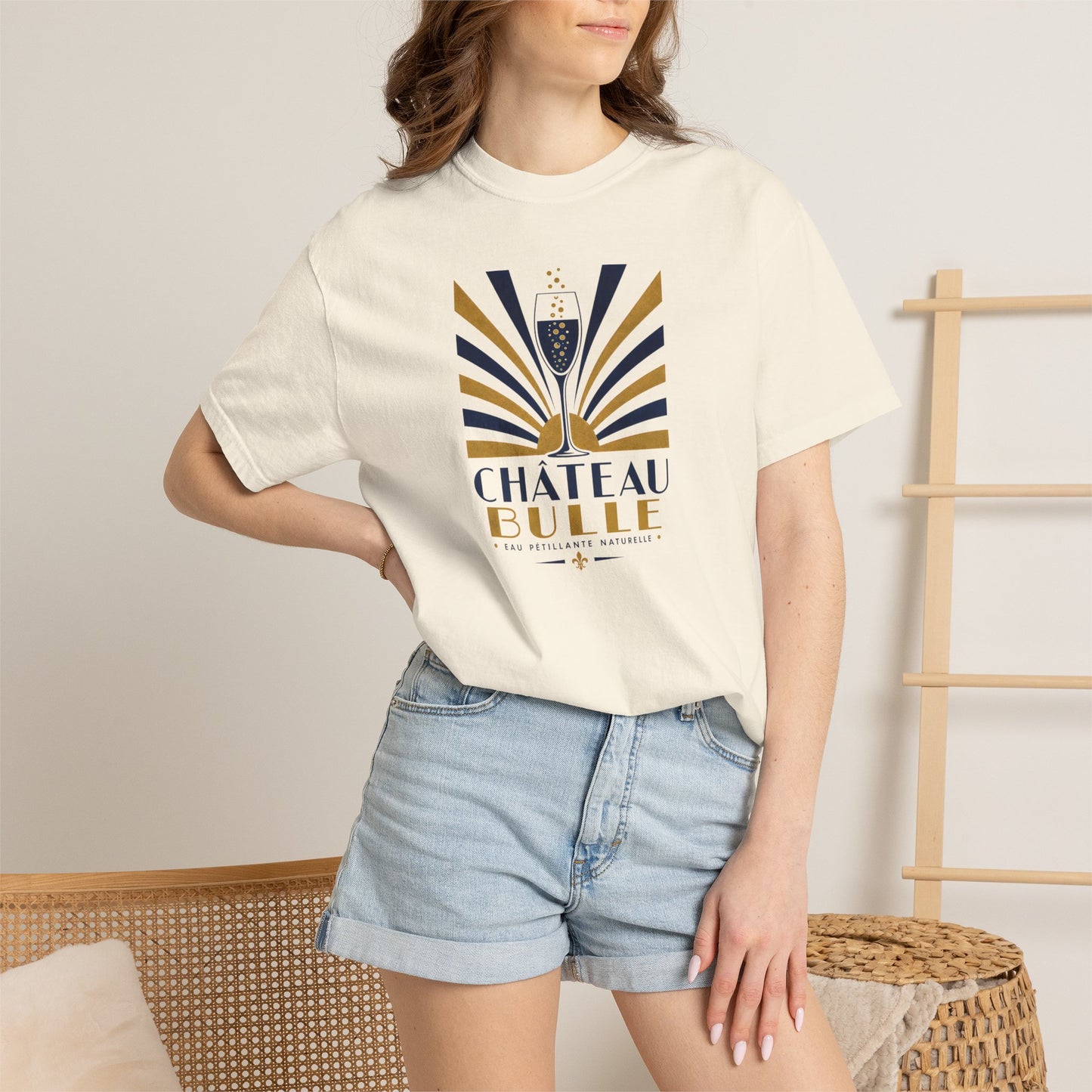 Château Bulle - Art Deco Sunburst Unisex Tee