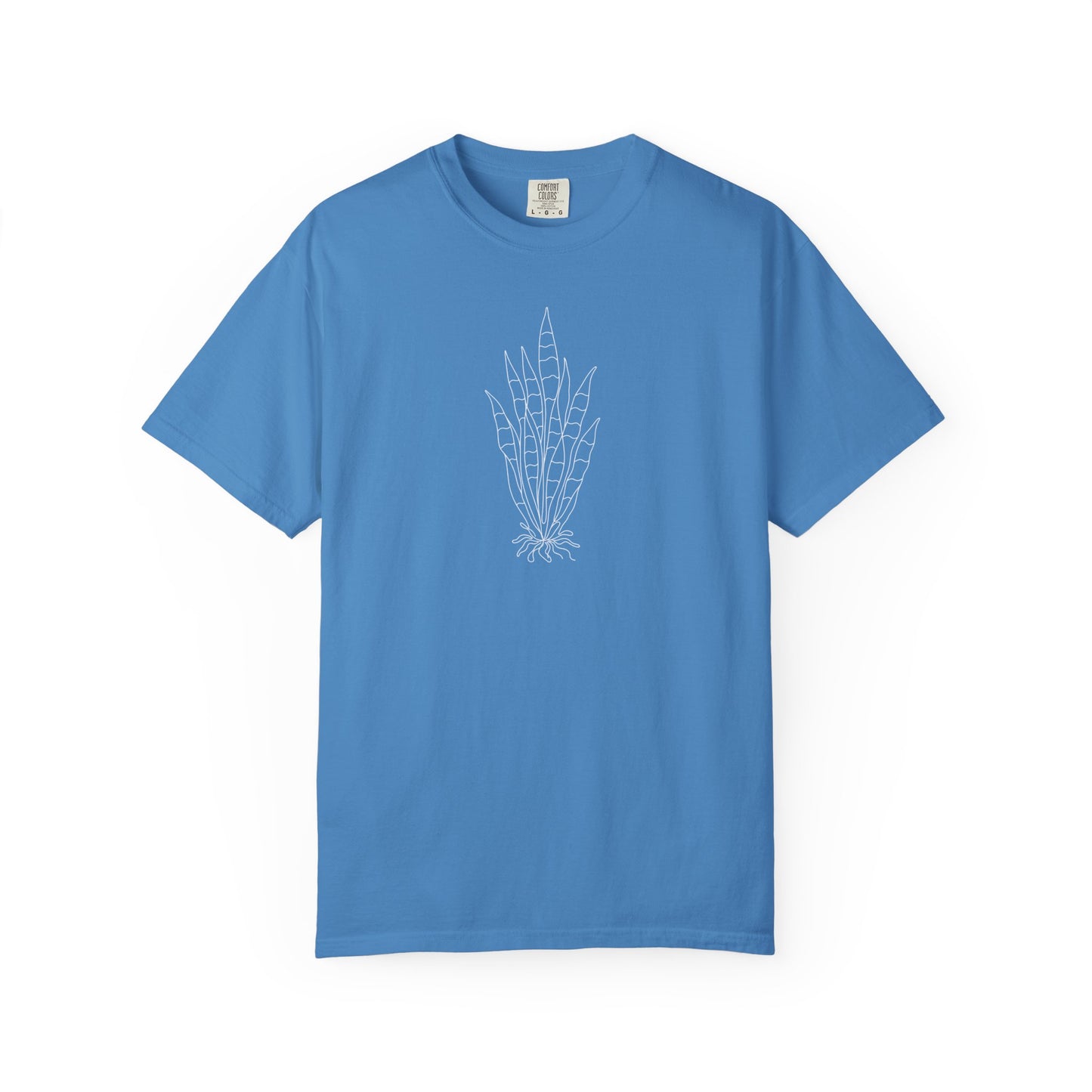 Snake Plant One-Line Art - Minimalist Botanical Unisex Tee