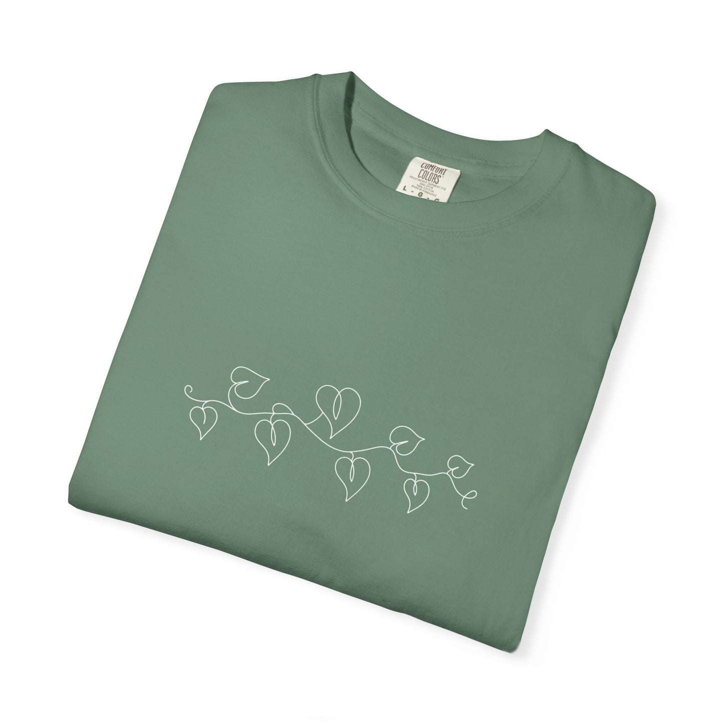 Pothos Vine One-Line Art - Minimalist Botanical Unisex Tee