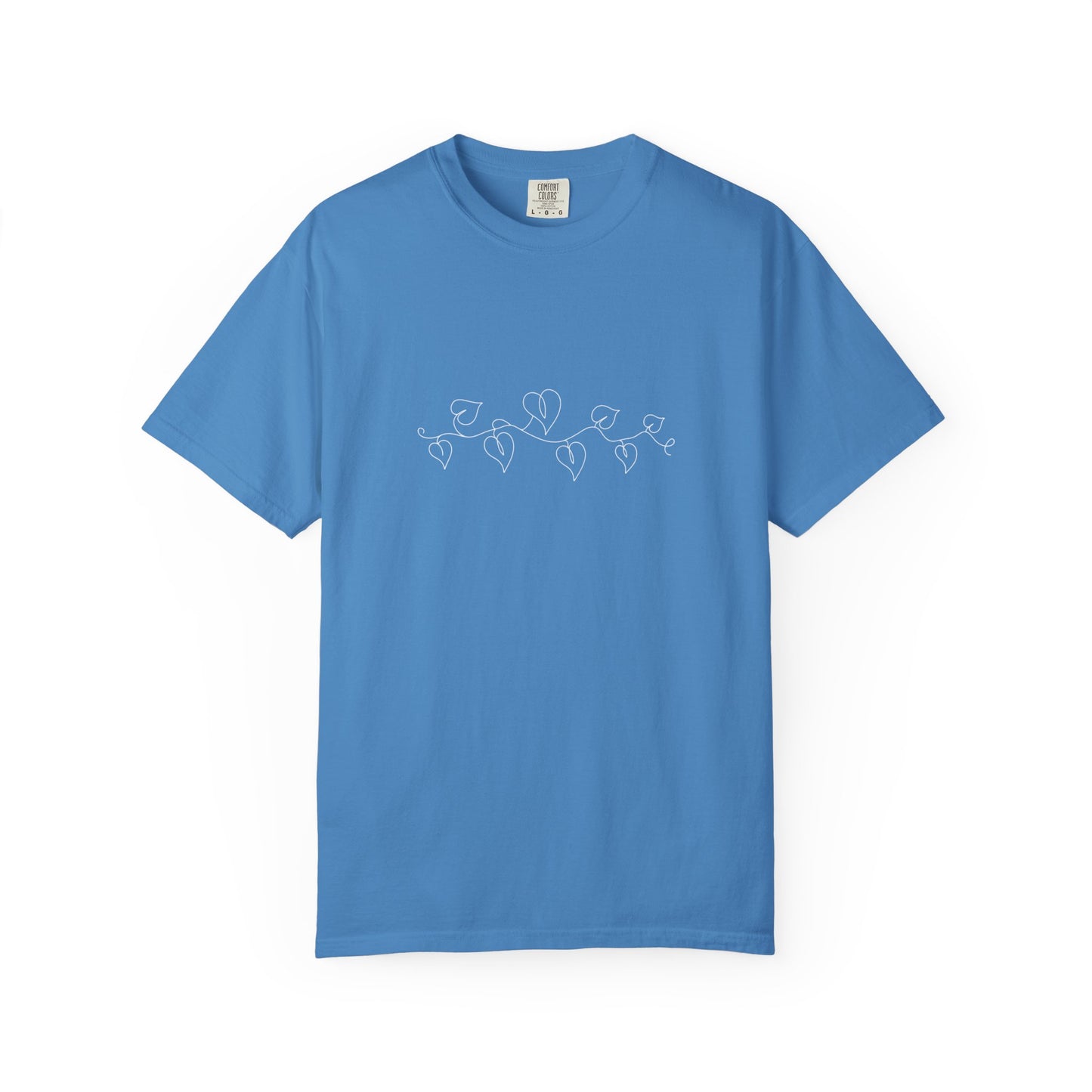 Pothos Vine One-Line Art - Minimalist Botanical Unisex Tee