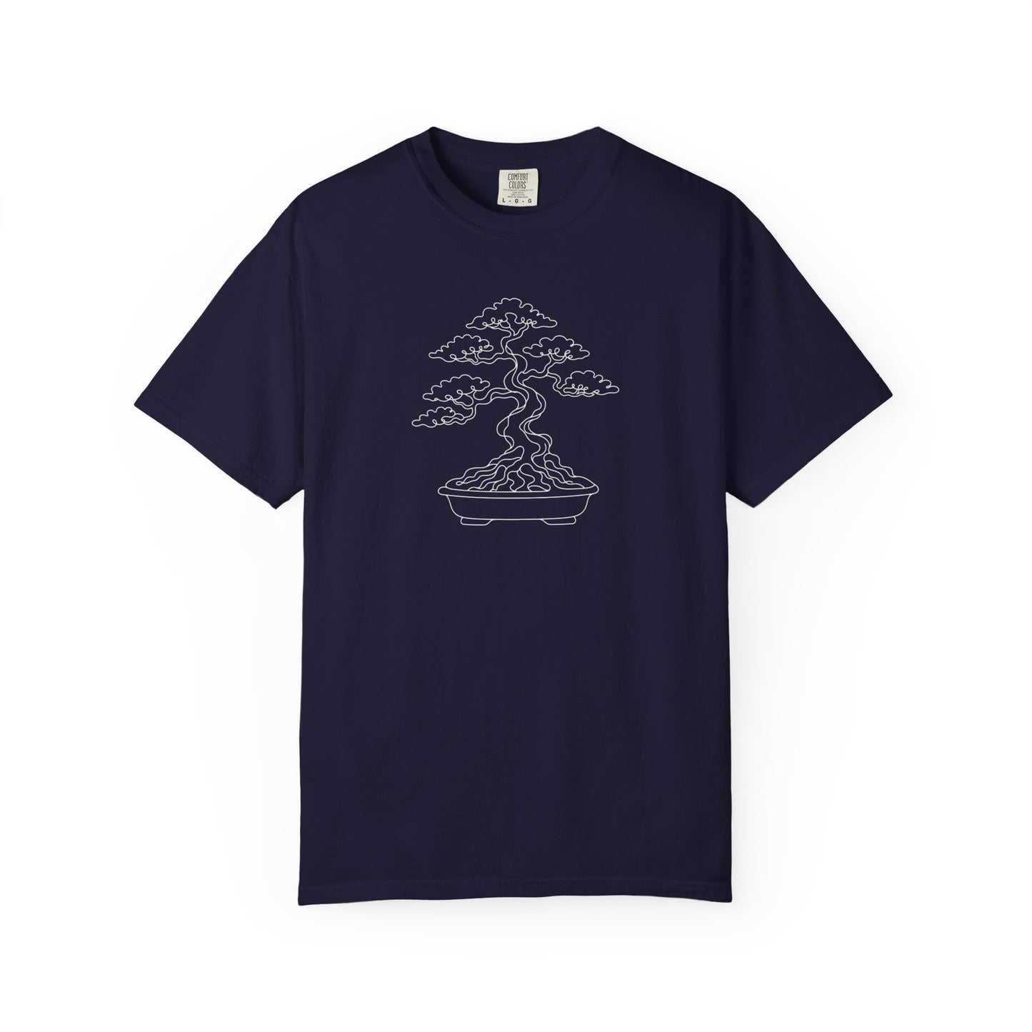 Bonsai Tree One-Line Art - Minimalist Botanical Unisex Tee