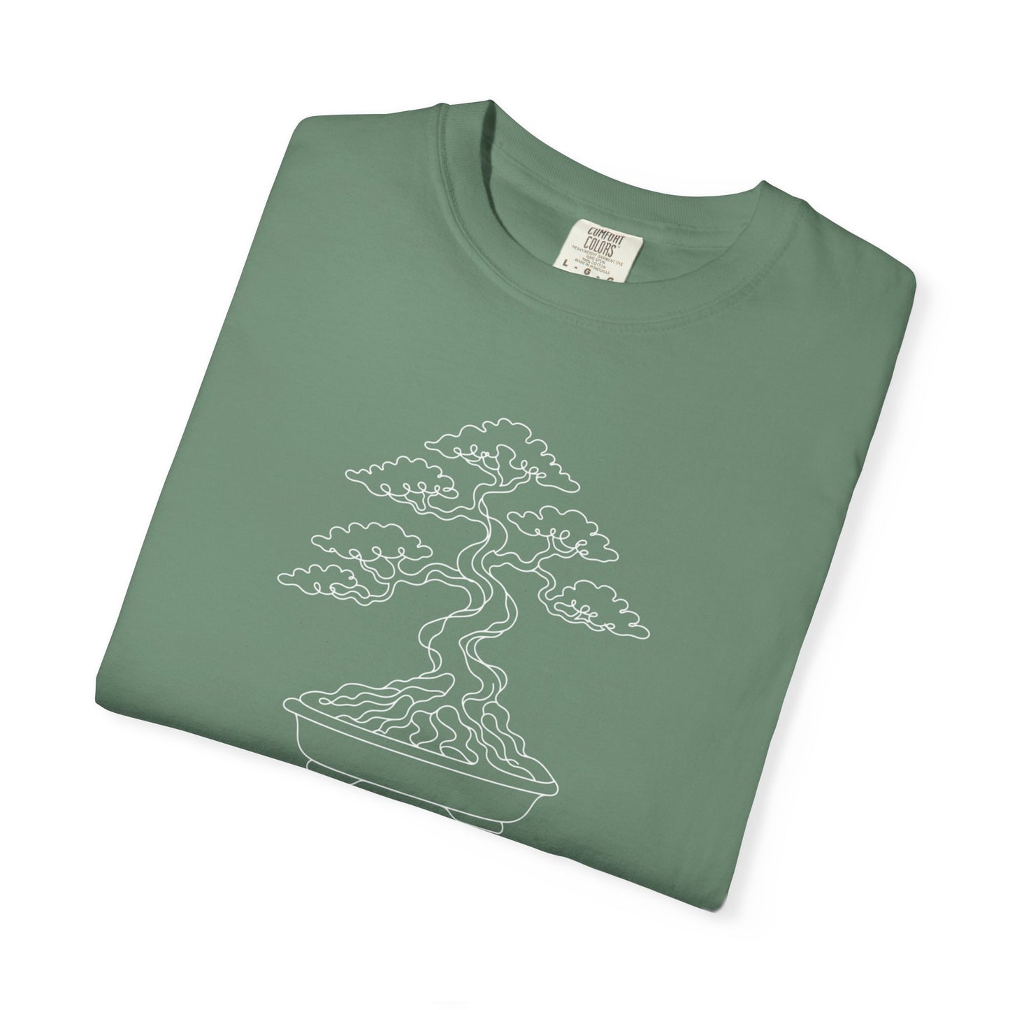 Bonsai Tree One-Line Art - Minimalist Botanical Unisex Tee