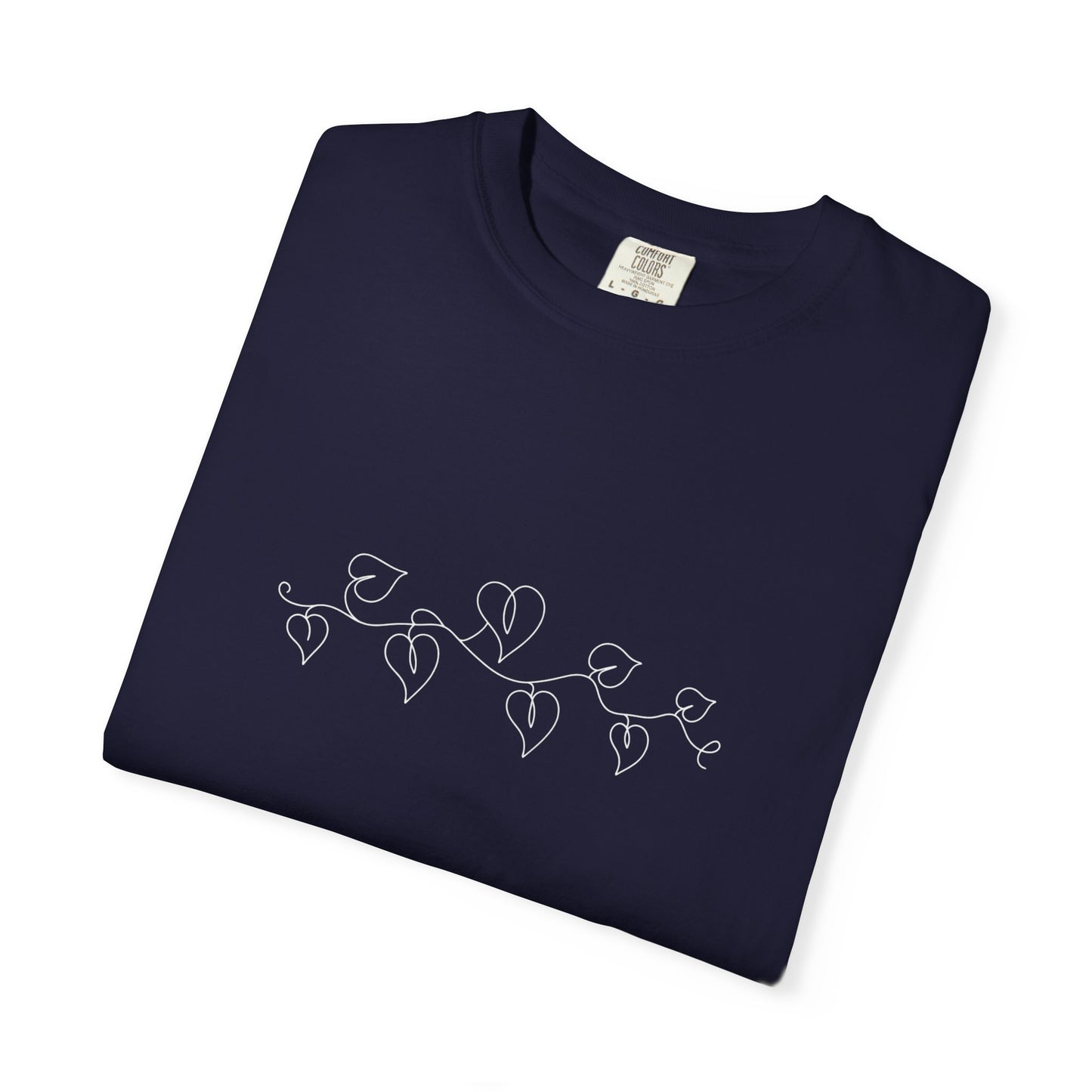 Pothos Vine One-Line Art - Minimalist Botanical Unisex Tee